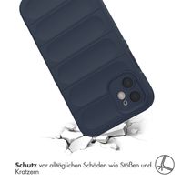 imoshion EasyGrip Back Cover für das iPhone 11 - Dunkelblau