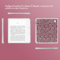 imoshion Design Clear Backcover Kobo Libra Colour - Bloom Love Blush