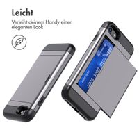 imoshion Backcover mit Kartenfach Apple iPhone SE (2022 / 2020) / 8 / 7 - Grau