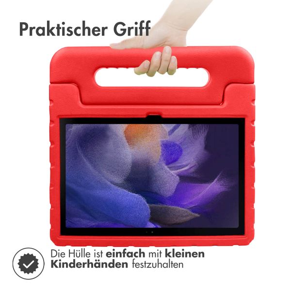 imoshion Hülle mit Handgriff kindersicher Samsung Galaxy Tab A8 - Rot