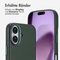 Accezz MagSafe Leather Backcover Apple iPhone 17 - Cedar Green