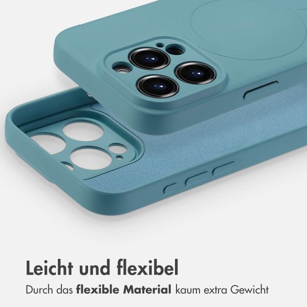 imoshion Color Back Cover mit MagSafe Apple iPhone 15 Pro - Smoke Green