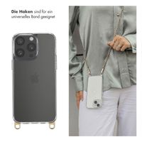 Selencia Backcover mit abnehmbaren Haken Apple iPhone 15 Pro Max - Transparent
