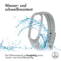 imoshion Silikonarmband für das Xiaomi Mi Band 5 / 6 - Grau