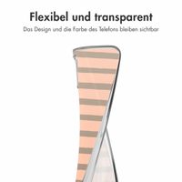 imoshion Design Hülle Samsung Galaxy A51 - Striped peach reverse