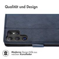 imoshion Luxuriöse Klapphülle für das Samsung Galaxy S25 Ultra - Dunkelblau