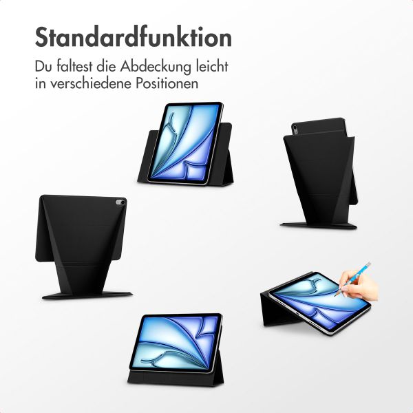 Accezz High Stand tablet case Apple iPad Air 11 Zoll (2025) M3 / (2024) M2 / Air 5 (2022) / Air 4 (2020) - Schwarz