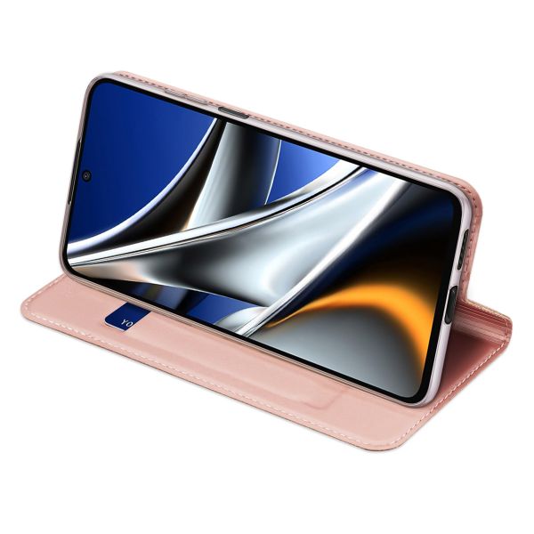 Dux Ducis Slim TPU Klapphülle für das Xiaomi Poco X4 Pro 5G - Rose Gold