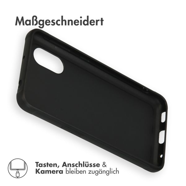 Accezz Color TPU Hülle Samsung Galaxy Xcover 5 - Schwarz