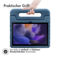 imoshion Schutzhülle mit Handgriff kindersicher für das Samsung Galaxy Tab A8 - Dunkelblau