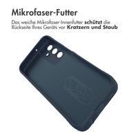 imoshion EasyGrip Back Cover für das Samsung Galaxy A15 (5G/4G) - Dunkelblau