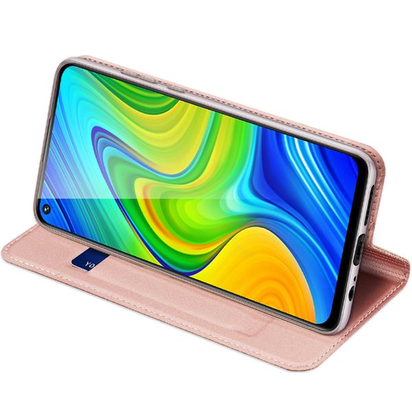 Dux Ducis Slim TPU Klapphülle Roségold für das Xiaomi Redmi Note 9