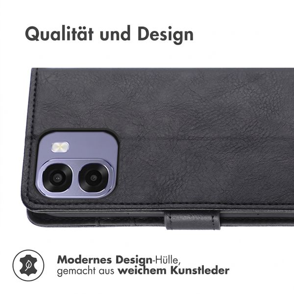 imoshion Luxuriöse Klapphülle Oppo A6x (4G/5G) - Schwarz