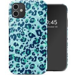 Selencia Vivid Tough Back Cover für das iPhone 11 - Wild Spots Light Blue