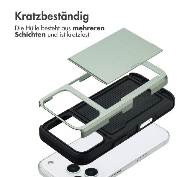 imoshion Backcover mit Kartenfach Apple iPhone 17 Pro - Grün