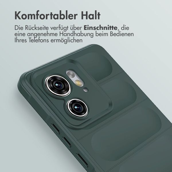 imoshion EasyGrip Backcover Motorola Edge 40 - Dunkelgrün