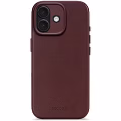Decoded Leather Backcover MagSafe Apple iPhone 17 - Burgundy