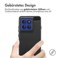 imoshion Brushed Back Cover Motorola Edge 60 Pro - Schwarz