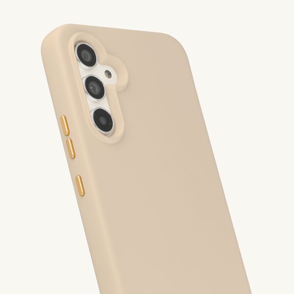 Selencia Rivièra Backcover mit MagSafe mit abnehmbaren Haken Samsung Galaxy A54 (5G) - Milky Latte