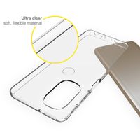 Accezz TPU Clear Cover für das Motorola Moto G51 - Transparent