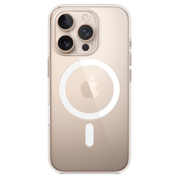 Apple Clearcase für das Apple iPhone 16 Pro + Apple MagSafe kabelloses Ladegerät 25 W - 1 Meter