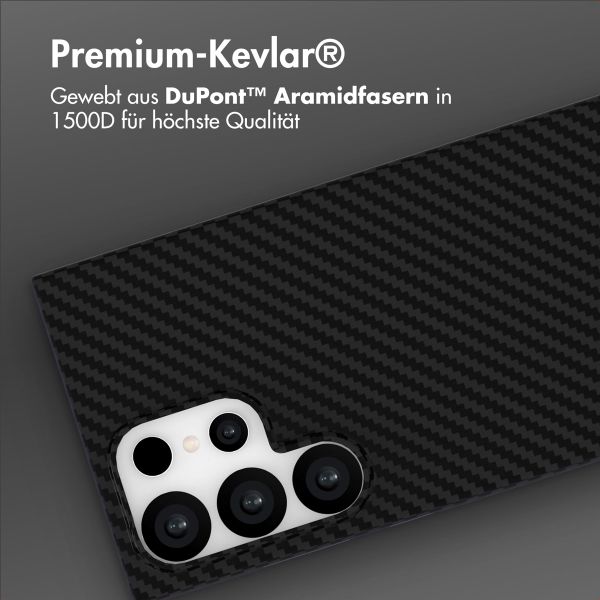 Accezz MagSafe Kevlar Hülle Samsung Galaxy S24 Ultra - Schwarz