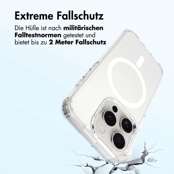 Accezz Xtreme Impact Backcover mit MagSafe Apple iPhone 15 Pro - Transparent