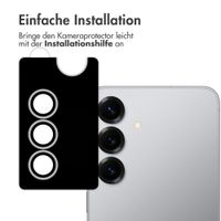 imoshion 2er-Pack Objektivschutz für Kamera für das Samsung Galaxy S25 - Silver Shadow