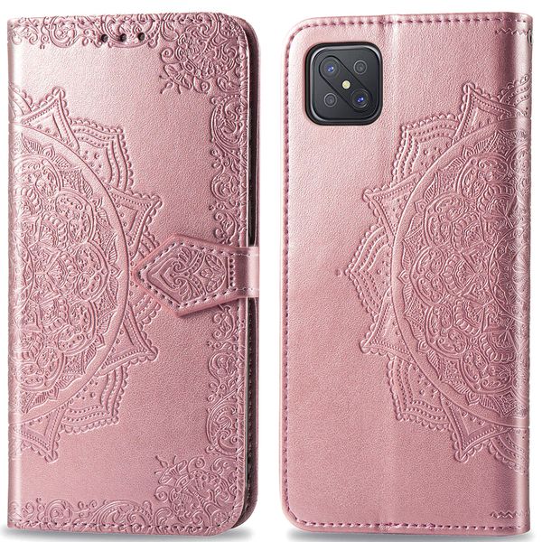 imoshion Mandala Klapphülle Oppo Reno4 Z 5G - Roségold