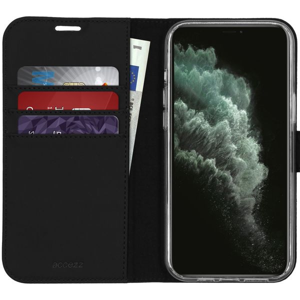 Accezz Wallet TPU Klapphülle Apple iPhone 12 Pro Max - Schwarz