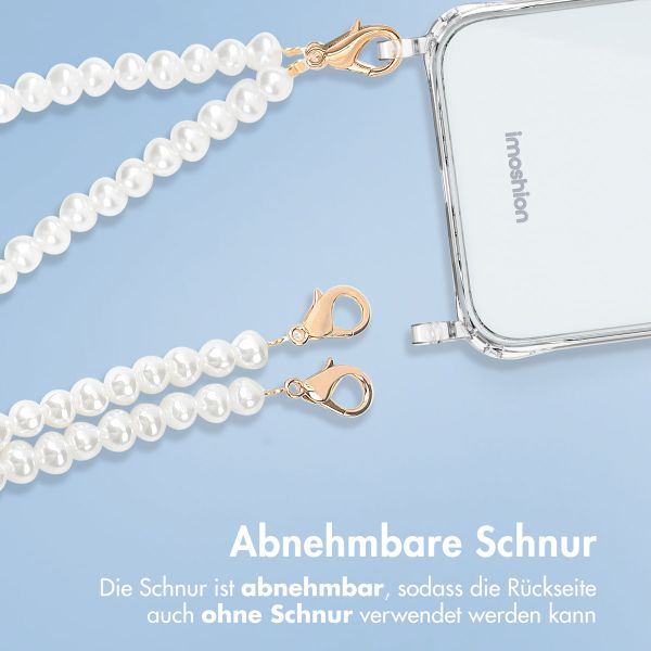 imoshion Back Cover mit Band + Armband iPhone 16 - Perlen