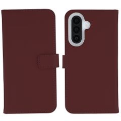 Selencia Echtleder Klapphülle Samsung Galaxy A27 (5G) - Burgundy