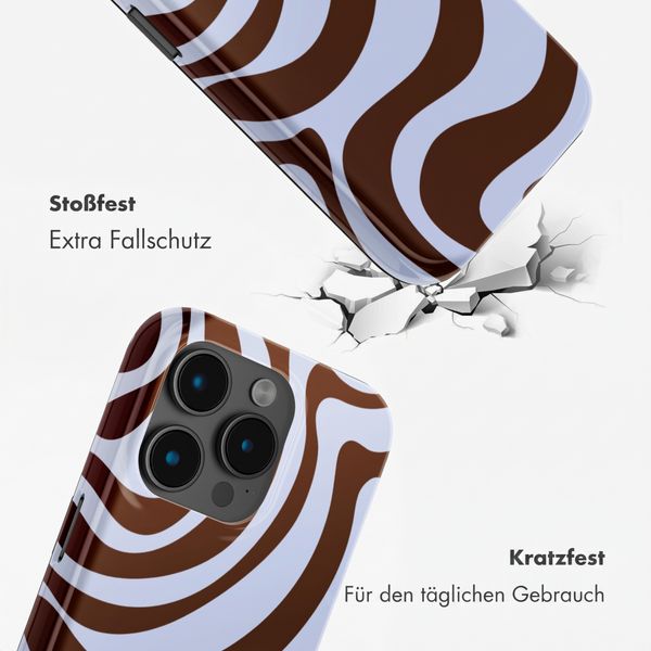 Selencia Vivid Rückabdeckung mit MagSafe Apple iPhone 15 Pro - Dream Swirl Chocolate