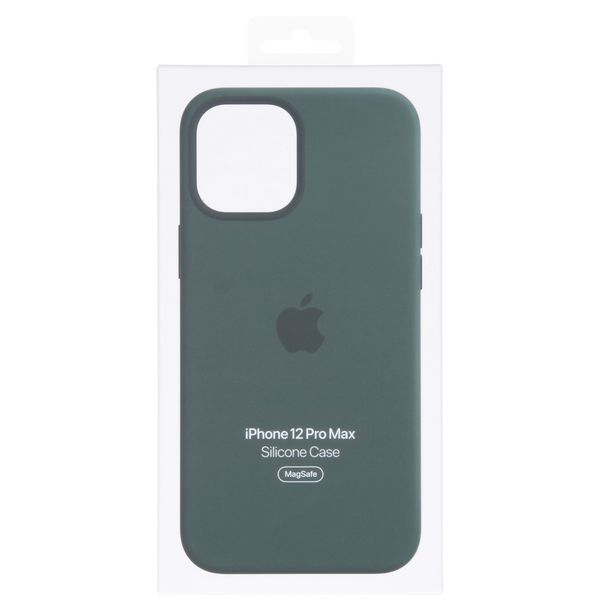 Apple Silikon-Case MagSafe iPhone 12 Pro Max - Cypress Green