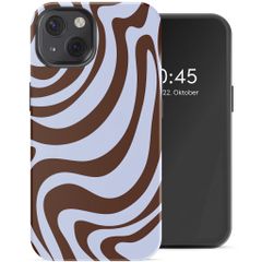 Selencia Vivid Rückabdeckung mit MagSafe Apple iPhone 13 - Dream Swirl Chocolate