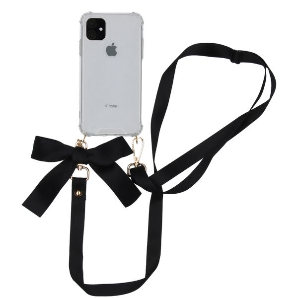 imoshion Backcover mit Band - Satin Schwarz für das iPhone 11