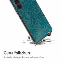 imoshion Design Hülle Samsung Galaxy A54 (5G) - Topo Turquoise