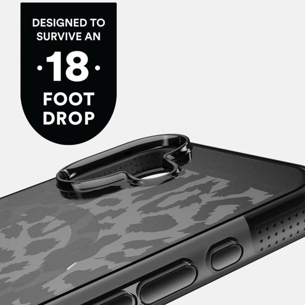 BodyGuardz Ace Pro MagSafe Back Cover für das iPhone 16 - Black Leopard