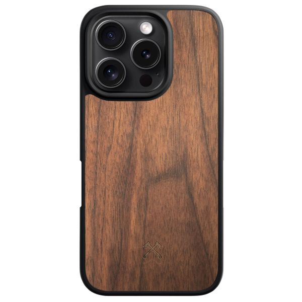 Woodcessories Bumper Case MagSafe für das iPhone 16 Pro - Walnut