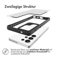 imoshion Rugged Hybrid Carbon Case Samsung Galaxy S25 Ultra - Schwarz