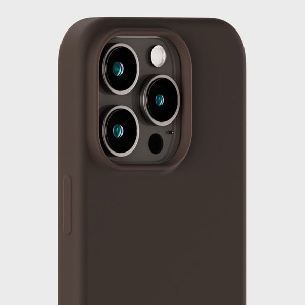 Holdit Silicone Case für das Apple iPhone 15 Pro Max - Chocolate