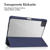 imoshion Trifold Hardcase Klapphülle Apple iPad Pro 11 (2022 / 2021 / 2020 / 2018) - Dunkelblau