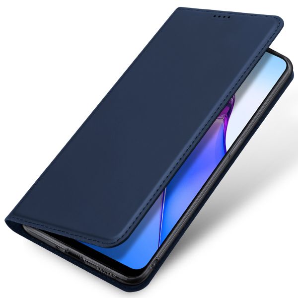 Dux Ducis Slim TPU Klapphülle für das Oppo Reno 8 5G - Dunkelblau