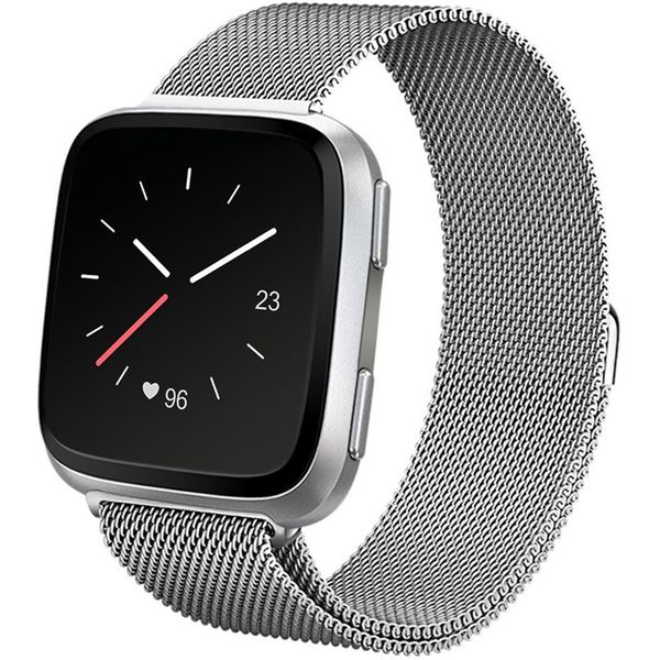 imoshion Milanese Watch Armband Fitbit Versa 2 / Versa Lite - Silber