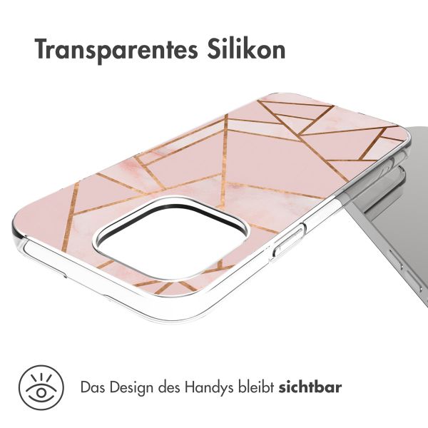 imoshion Design Hülle für das Apple iPhone 14 Pro Max - Pink Graphic