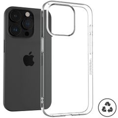 Accezz 100% recyceltes TPU Clear Cover für das iPhone 15 Pro - Transparent