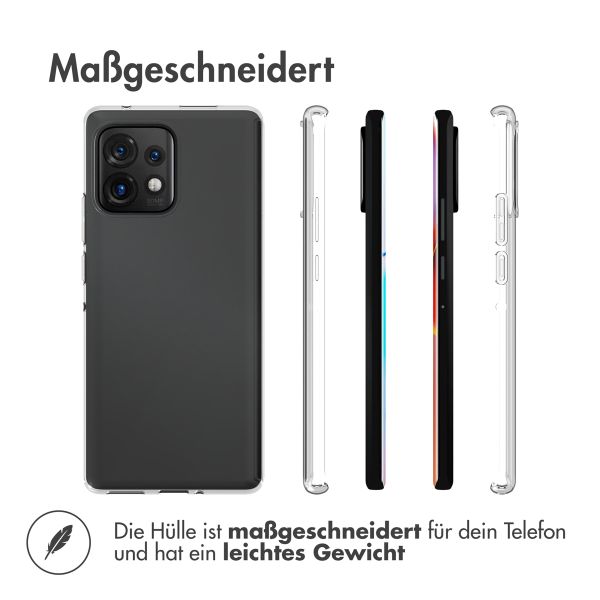 Accezz TPU Clear Cover für das Motorola Edge 40 Pro - Transparent