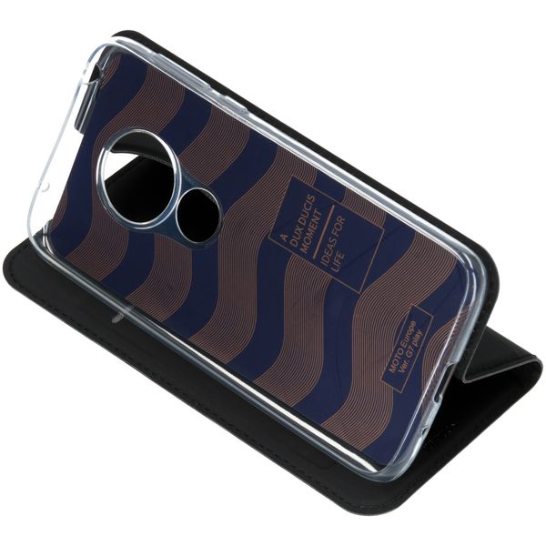 Dux Ducis Slim TPU Klapphülle Schwarz für das Motorola Moto G7 Play