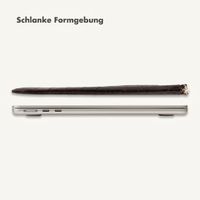 Selencia Croco Laptop Hülle 14 Zoll - Laptop Sleeve - Choco Brown