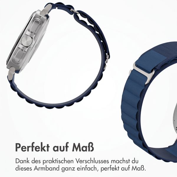Accezz Nylon Alpine Armband für Samsung Galaxy Watch Ultra 2 (2026) / Ultra (2024/2025) - Dark Blue
